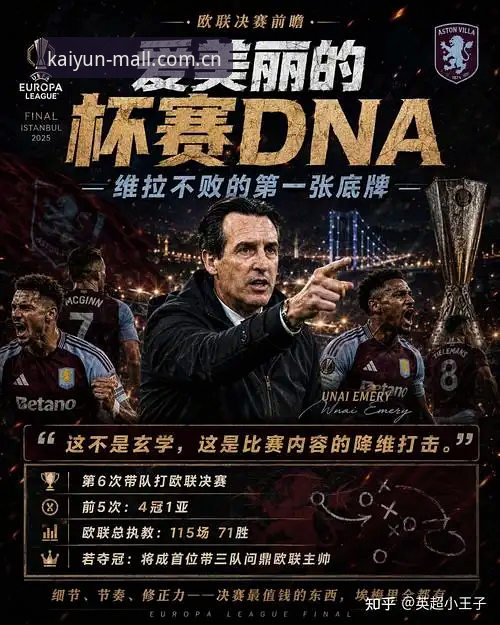 欧联杯决赛观赛与平台使用完整指南：从埃梅里五冠传奇到开云体育版本更新安卓版体验